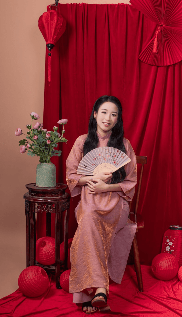 Áo dài Phấn Nguyệt